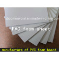 Hoja de espuma de PVC China Fabricante superior al por mayor